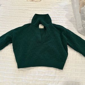 Abercrombie green sweater